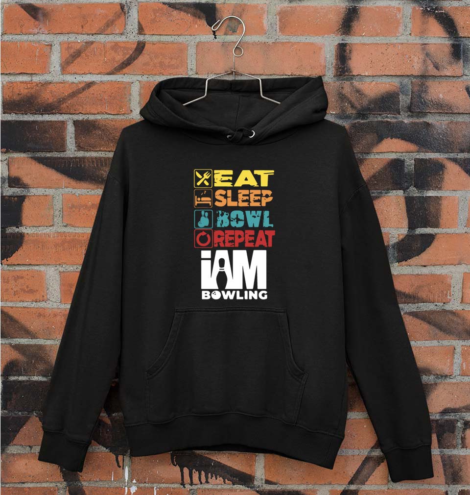 Bowling Unisex Hoodie for Men/Women-Black-Ektarfa.online