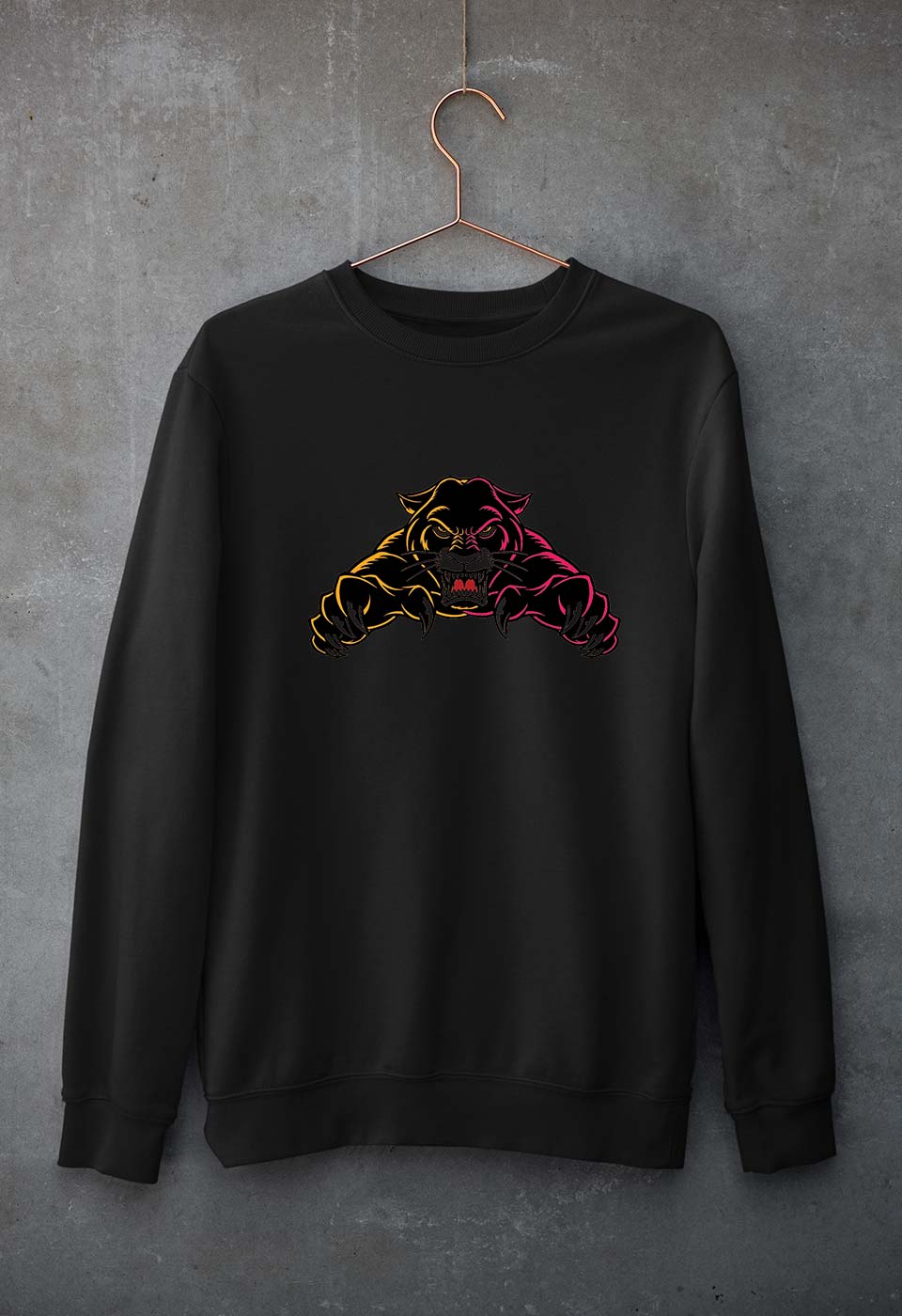 Black Panther Unisex Sweatshirt for Men/Women-Black-Ektarfa.online