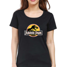 Load image into Gallery viewer, Jurassic Park T-Shirt for Women-XS(32 Inches)-Black-Ektarfa.online
