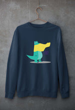 Load image into Gallery viewer, Crocodile Unisex Sweatshirt for Men/Women-Navy Blue-Ektarfa.online
