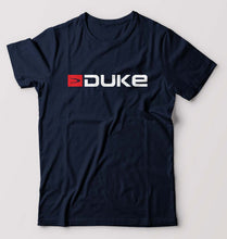 Load image into Gallery viewer, Duke T-Shirt for Men-S(38 Inches)-Navy Blue-Ektarfa.online
