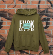 Load image into Gallery viewer, Fuck Covid Unisex Hoodie for Men/Women-Olive Green-Ektarfa.online
