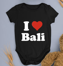 Load image into Gallery viewer, I Love Bali Kids Romper For Baby Boy/Girl-0-5 Months(18 Inches)-Black-Ektarfa.online
