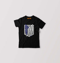 Load image into Gallery viewer, Attack on Titan Kids T-Shirt for Boy/Girl-Black-Ektarfa.online
