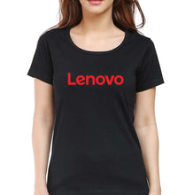 Load image into Gallery viewer, Lenovo T-Shirt for Women-XS(32 Inches)-Black-Ektarfa.online

