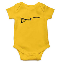 Load image into Gallery viewer, Ibanez Guitar Kids Romper For Baby Boy/Girl-0-5 Months(18 Inches)-Yellow-Ektarfa.online
