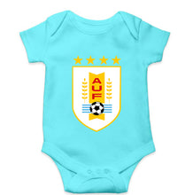 Load image into Gallery viewer, Uruguay Football Kids Romper For Baby Boy/Girl-0-5 Months(18 Inches)-Sky Blue-Ektarfa.online
