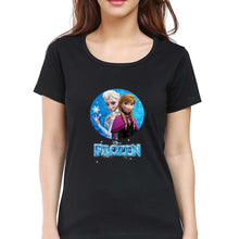 Load image into Gallery viewer, Frozen Elsa T-Shirt for Women-Black-Ektarfa.online
