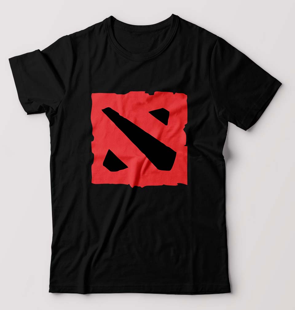 Dota T-Shirt for Men-S(38 Inches)-Black-Ektarfa.online