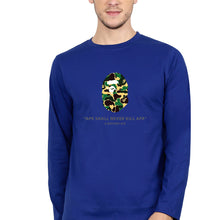 Load image into Gallery viewer, A Bathing Ape Full Sleeves T-Shirt for Men-Royal Blue-Ektarfa.online
