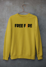 Load image into Gallery viewer, Free Fire Unisex Sweatshirt for Men/Women-S(40 Inches)-Mustard Yellow-Ektarfa.online
