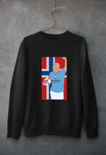 Load image into Gallery viewer, Erling Haaland Unisex Sweatshirt for Men/Women-Black-Ektarfa.online
