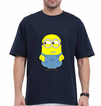 Load image into Gallery viewer, Minion Oversized T-Shirt for Men-Navy Blue-Ektarfa.online
