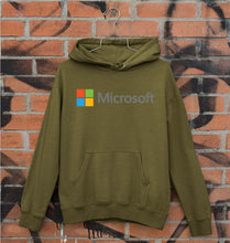 Load image into Gallery viewer, Microsooft Unisex Hoodie for Men/Women-S(40 Inches)-Olive Green-Ektarfa.online
