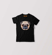 Load image into Gallery viewer, Pug Dog Kids T-Shirt for Boy/Girl-0-1 Year(20 Inches)-Black-Ektarfa.online
