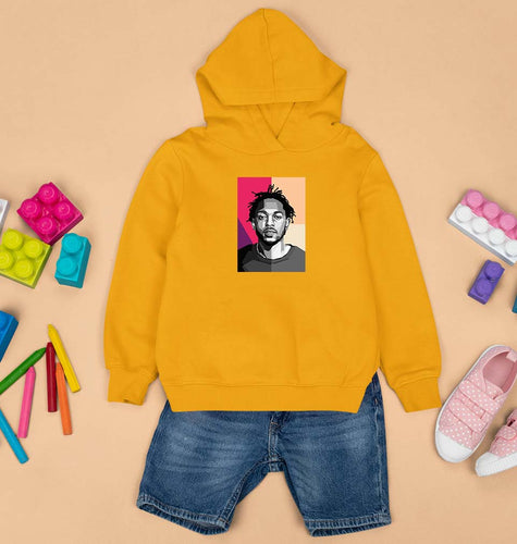 Kendrick Lamar Kids Hoodie for Boy/Girl-Mustard Yellow-Ektarfa.online