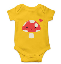 Load image into Gallery viewer, Mushroom Kids Romper For Baby Boy/Girl-0-5 Months(18 Inches)-Yellow-Ektarfa.online
