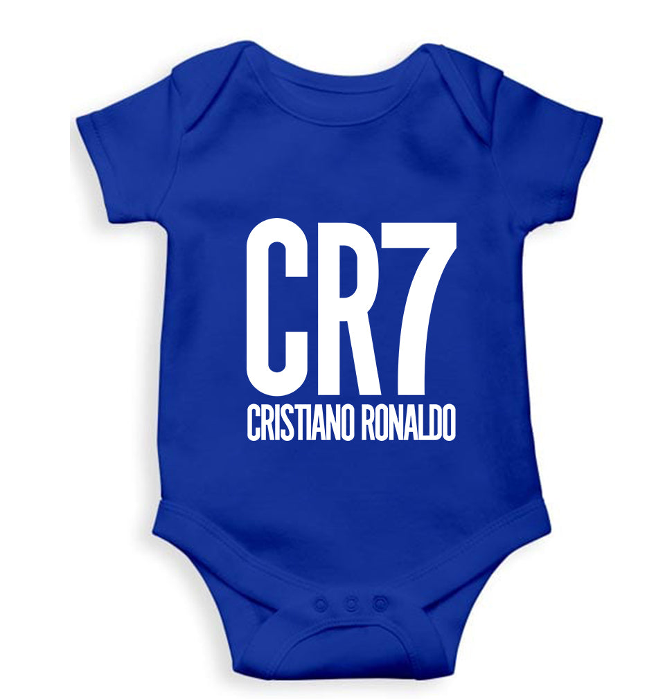 Cristiano Ronaldo CR7 Kids Romper For Baby Boy/Girl-0-5 Months(18 Inches)-Royal Blue-Ektarfa.online