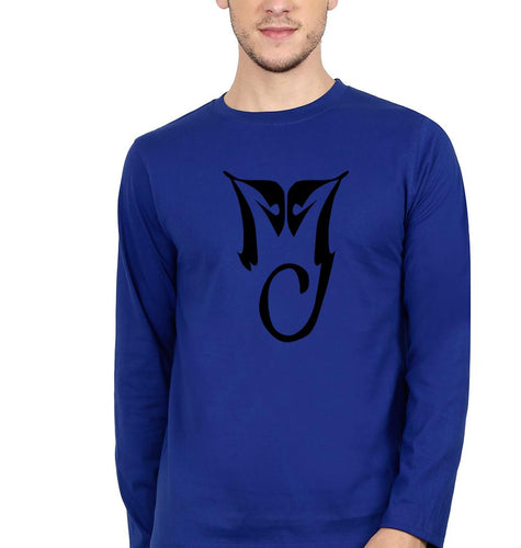 Michael Jackson (MJ) Full Sleeves T-Shirt for Men-Royal Blue-Ektarfa.online
