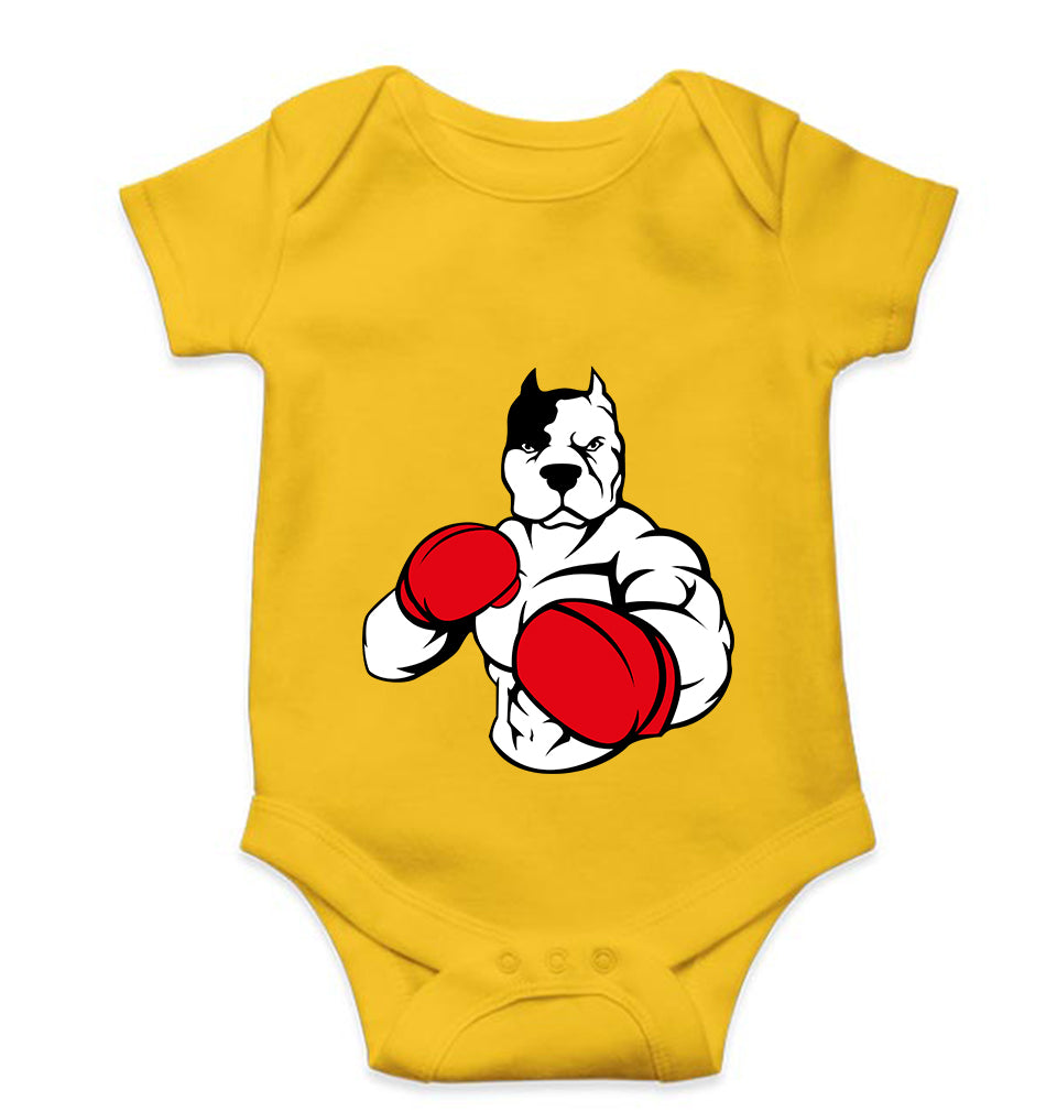 Pitbull Boxing Kids Romper For Baby Boy/Girl