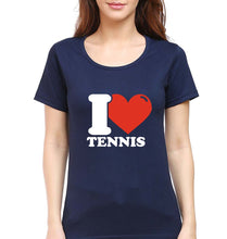 Load image into Gallery viewer, I Love Tennis T-Shirt for Women
