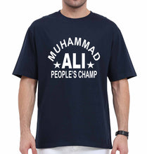 Load image into Gallery viewer, Muhammad Ali Oversized T-Shirt for Men-Navy Blue-Ektarfa.online
