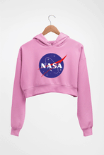 Load image into Gallery viewer, Nasa Crop HOODIE FOR WOMEN-Light Baby Pink-Ektarfa.online
