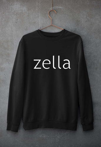 Zella Unisex Sweatshirt for Men/Women-Black-Ektarfa.online