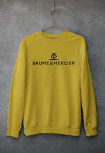 Load image into Gallery viewer, Baume &amp; Mercier Unisex Sweatshirt for Men/Women-S(40 Inches)-Mustard Yellow-Ektarfa.online
