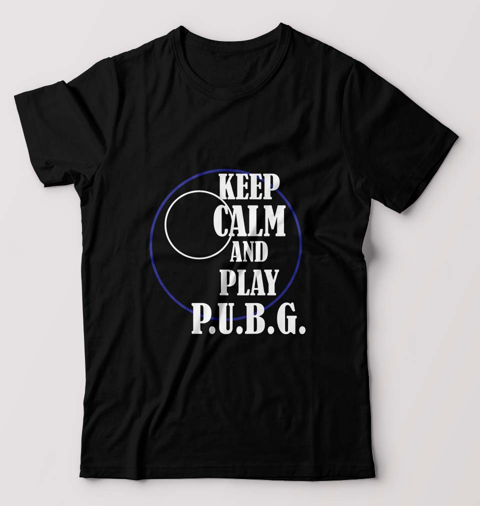 PUBG Keep Calm And Play Pubg T-Shirt for Men-Black-Ektarfa.online