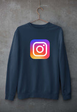 Load image into Gallery viewer, Instagram Unisex Sweatshirt for Men/Women-Navy Blue-Ektarfa.online
