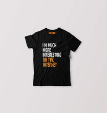 Load image into Gallery viewer, Internet Funny Kids T-Shirt for Boy/Girl-Black-Ektarfa.online
