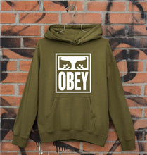 Load image into Gallery viewer, Obey Unisex Hoodie for Men/Women-S(40 Inches)-Olive Green-Ektarfa.online
