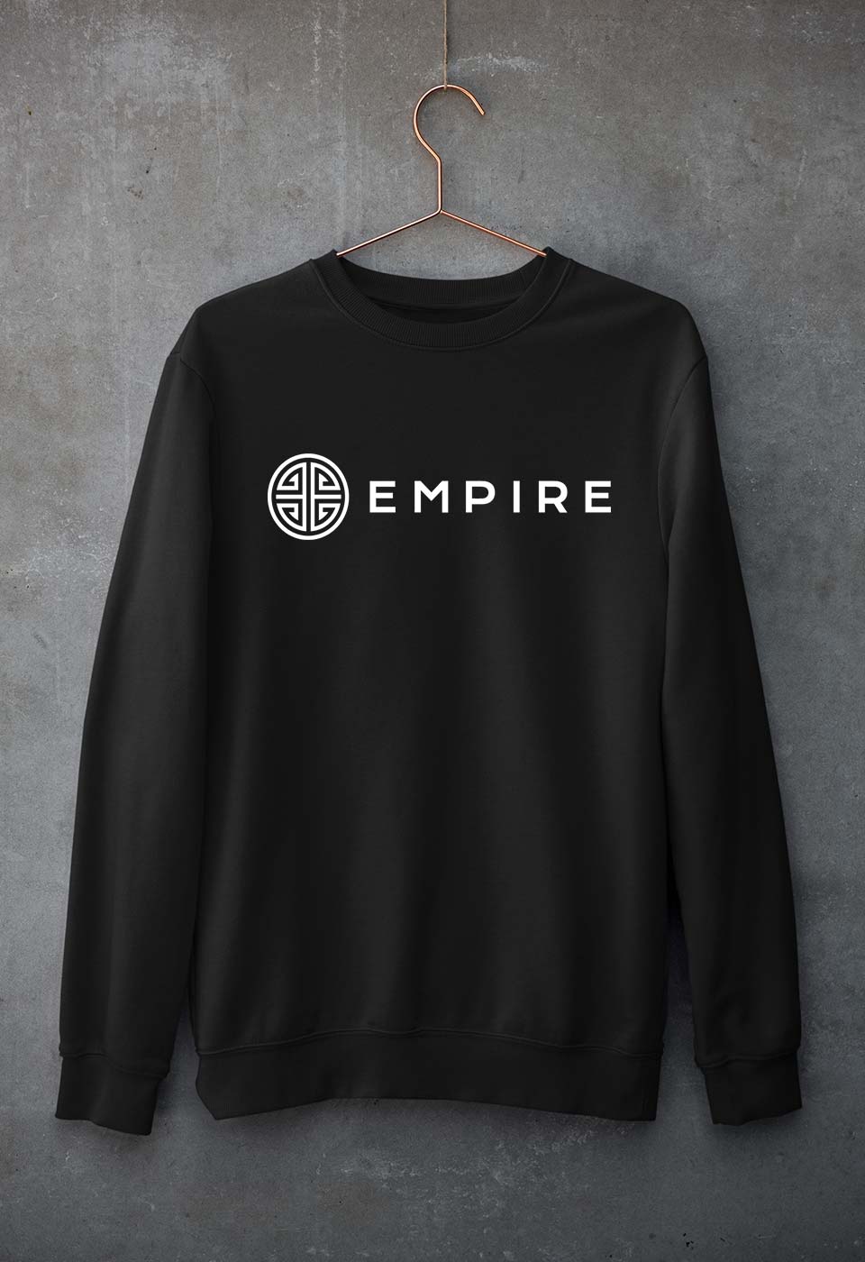 Empire Unisex Sweatshirt for Men/Women-Black-Ektarfa.online
