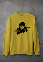 Load image into Gallery viewer, Sasuke Uchiha Unisex Sweatshirt for Men/Women-S(40 Inches)-Mustard Yellow-Ektarfa.online
