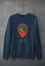 Load image into Gallery viewer, Travel Lost Unisex Sweatshirt for Men/Women-Navy blue-Ektarfa.online

