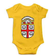 Load image into Gallery viewer, Brown University Kids Romper For Baby Boy/Girl-0-5 Months(18 Inches)-Yellow-Ektarfa.online
