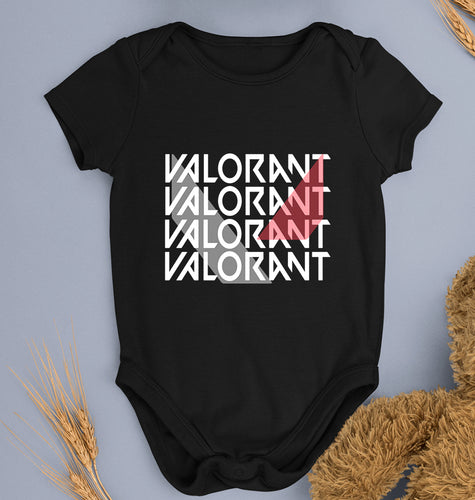Valorant Kids Romper For Baby Boy/Girl-Black-Ektarfa.online