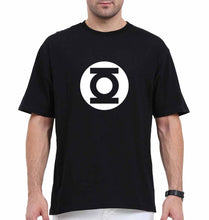 Load image into Gallery viewer, Green Lantern Superhero Oversized T-Shirt for Men-Black-Ektarfa.online
