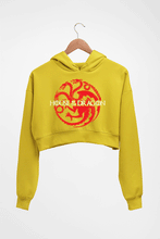 Load image into Gallery viewer, House of the Dragon Crop HOODIE FOR WOMEN
