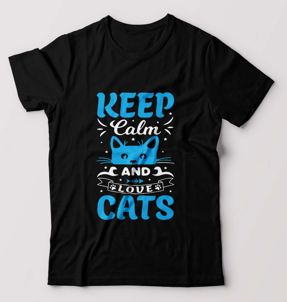 Cat T-Shirt for Men-Black-Ektarfa.online