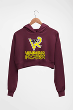 Load image into Gallery viewer, Valentino Rossi(VR 46) Crop HOODIE FOR WOMEN-Maroon-Ektarfa.online
