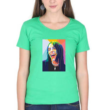 Load image into Gallery viewer, Billie Eilish T-Shirt for Women-XS(32 Inches)-Flag Green-Ektarfa.online
