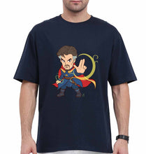 Load image into Gallery viewer, Doctor Strange Superhero Oversized T-Shirt for Men-Navy Blue-Ektarfa.online
