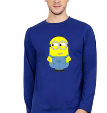 Load image into Gallery viewer, Minion Full Sleeves T-Shirt for Men-Royal Blue-Ektarfa.online
