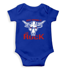 Load image into Gallery viewer, The Rock Kids Romper For Baby Boy/Girl-0-5 Months(18 Inches)-Royal Blue-Ektarfa.online
