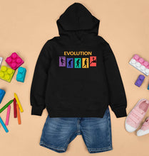 Load image into Gallery viewer, Evolution Football Mobile Kids Hoodie for Boy/Girl-Black-Ektarfa.online
