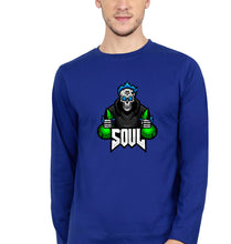 Load image into Gallery viewer, Battlegrounds Mobile India (BGMI) Soul Esport Full Sleeves T-Shirt for Men-Royal blue-Ektarfa.online
