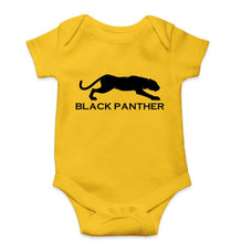 Load image into Gallery viewer, Black Panther Kids Romper For Baby Boy/Girl-0-5 Months(18 Inches)-Yellow-Ektarfa.online
