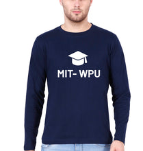 Load image into Gallery viewer, MIT WPU Full Sleeves T-Shirt for Men-Navy Blue-Ektarfa.online
